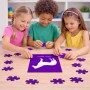 פאזל 80 חלקים בעיצוב אישי עם השם שלך בעיצוב סוס מידות הארנק 14 × 20 ס"מ