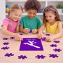 פאזל 80 חלקים בעיצוב אישי עם השם שלך בעיצוב טלסקופ מידות הארנק 14 × 20 ס"מ
