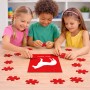 פאזל 80 חלקים בעיצוב אישי עם השם שלך בעיצוב סוס מידות הארנק 14 × 20 ס"מ