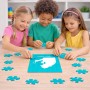 פאזל 80 חלקים בעיצוב אישי עם השם שלך בעיצוב בתים של שרלוק מידות הארנק 14 × 20 ס"מ