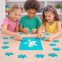 פאזל 80 חלקים בעיצוב אישי עם השם שלך בעיצוב נגן גיטרה מידות הארנק 14 × 20 ס"מ