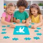 פאזל 80 חלקים בעיצוב אישי עם השם שלך בעיצוב פיתוח גוף מידות הארנק 14 × 20 ס"מ