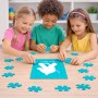 פאזל 80 חלקים בעיצוב אישי עם השם שלך בעיצוב הוקי שוערים מידות הארנק 14 × 20 ס"מ