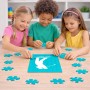 פאזל 80 חלקים בעיצוב אישי עם השם שלך בעיצוב שחקן גולף מידות הארנק 14 × 20 ס"מ