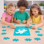 פאזל 80 חלקים בעיצוב אישי עם השם שלך בעיצוב שחקן פולו - סוס מידות הארנק 14 × 20 ס"מ