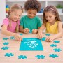 פאזל 80 חלקים בעיצוב אישי עם השם שלך בעיצוב אהבה באותיות יפניות מידות הארנק 14 × 20 ס"מ