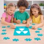 פאזל 80 חלקים בעיצוב אישי עם השם שלך בעיצוב פצצת אטום גרעינית מידות הארנק 14 × 20 ס"מ