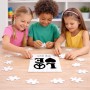 פאזל 80 חלקים בעיצוב אישי עם השם שלך בעיצוב אהבה מידות הארנק 14 × 20 ס"מ