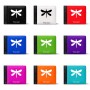 ארנק עור שחור בעיצוב אישי עם השם שלך בעיצוב שפירית מידות הארנק 9.5 × 11 ס"מ