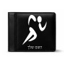 ארנק עור שחור בעיצוב אישי עם השם שלך בעיצוב רצים אולימפיים מידות הארנק 9.5 × 11 ס"מ