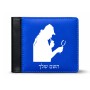 ארנק עור שחור בעיצוב אישי עם השם שלך בעיצוב בתים של שרלוק מידות הארנק 9.5 × 11 ס"מ