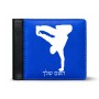 ארנק עור שחור בעיצוב אישי עם השם שלך בעיצוב ברייקדאנס מידות הארנק 9.5 × 11 ס"מ