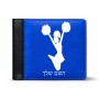 ארנק עור שחור בעיצוב אישי עם השם שלך בעיצוב מעודדת מידות הארנק 9.5 × 11 ס"מ