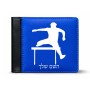ארנק עור שחור בעיצוב אישי עם השם שלך בעיצוב קפיצת משוכות מידות הארנק 9.5 × 11 ס"מ