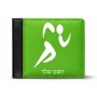 ארנק עור שחור בעיצוב אישי עם השם שלך בעיצוב רצים אולימפיים מידות הארנק 9.5 × 11 ס"מ