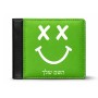 ארנק עור שחור בעיצוב אישי עם השם שלך בעיצוב סמיילי מידות הארנק 9.5 × 11 ס"מ