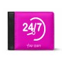 ארנק עור שחור בעיצוב אישי עם השם שלך בעיצוב 24 ביולי מידות הארנק 9.5 × 11 ס"מ