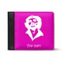 ארנק עור שחור בעיצוב אישי עם השם שלך בעיצוב צ'ה גווארה מידות הארנק 9.5 × 11 ס"מ