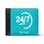 ארנק עור שחור בעיצוב אישי עם השם שלך בעיצוב 24 ביולי מידות הארנק 9.5 × 11 ס"מ