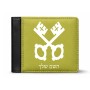ארנק עור שחור בעיצוב אישי עם השם שלך בעיצוב מפתחות מידות הארנק 9.5 × 11 ס"מ