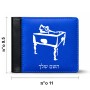 ארנק עור שחור בעיצוב אישי עם השם שלך בעיצוב שחקן ביליארד מידות הארנק 9.5 × 11 ס"מ