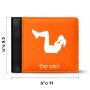 ארנק עור שחור בעיצוב אישי עם השם שלך בעיצוב אישה מתאמנת מידות הארנק 9.5 × 11 ס"מ