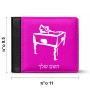 ארנק עור שחור בעיצוב אישי עם השם שלך בעיצוב שחקן ביליארד מידות הארנק 9.5 × 11 ס"מ