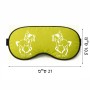 כיסוי עיניים \ מסכת שינה בעיצוב אישי עם השם שלך בעיצוב רוכב סוסים 2 גודל 21 × 10.5 ס"מ