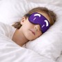 כיסוי עיניים \ מסכת שינה בעיצוב אישי עם השם שלך בעיצוב צניחה חופשית גודל 21 × 10.5 ס"מ