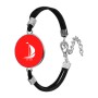 צמיד ליד בעיצוב אישי עם השם שלך בעיצוב סירה גודל 2 × 18.5 ס"מ