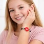 צמיד ליד בעיצוב אישי עם השם שלך בעיצוב רוקנרול גודל 2 × 18.5 ס"מ