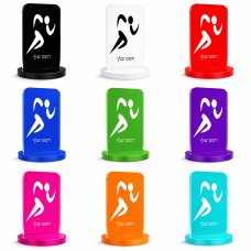 סטנד תמונה מעוצב בעיצוב אישי עם השם שלך בעיצוב רצים אולימפיים גודל 6 × 10 ס"מ