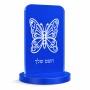 סטנד תמונה מעוצב בעיצוב אישי עם השם שלך בעיצוב פרפר גודל 6 × 10 ס"מ