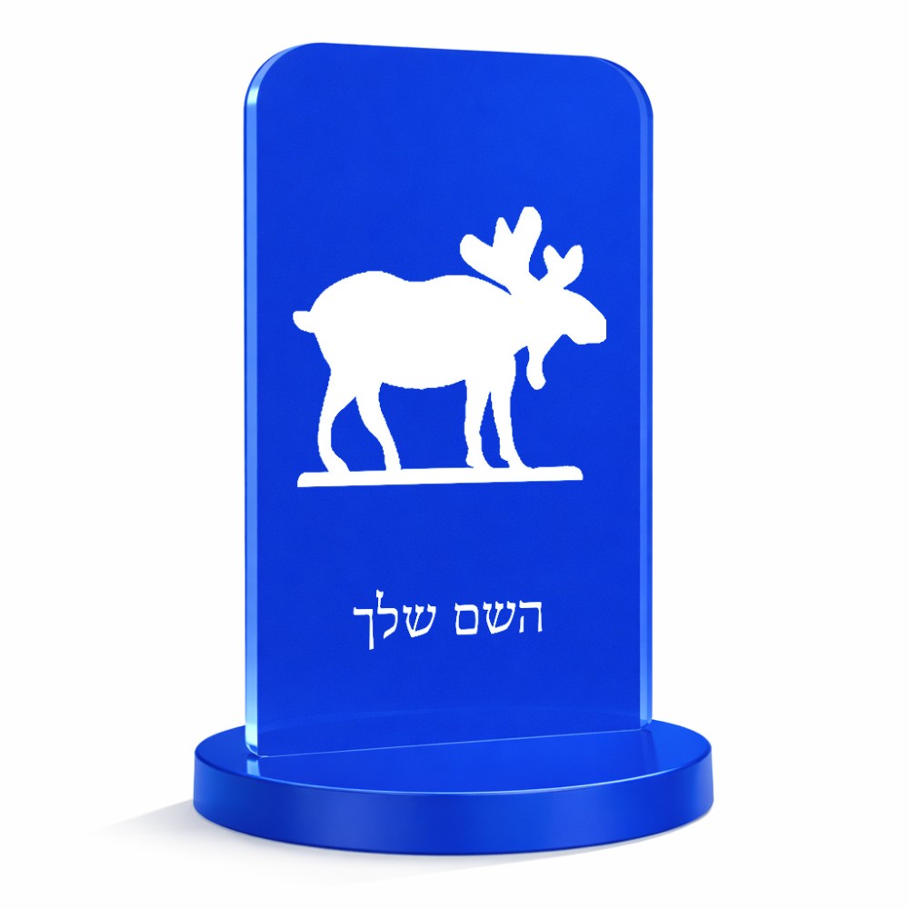 סטנד תמונה מעוצב בעיצוב אישי עם השם שלך בעיצוב דישון גודל 6 × 10 ס"מ