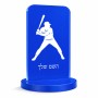 סטנד תמונה מעוצב בעיצוב אישי עם השם שלך בעיצוב שחקן בייסבול גודל 6 × 10 ס"מ