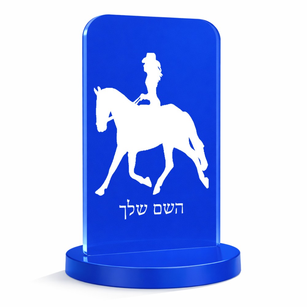 סטנד תמונה מעוצב בעיצוב אישי עם השם שלך בעיצוב קאוגירל - אישה גודל 6 × 10 ס"מ