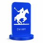 סטנד תמונה מעוצב בעיצוב אישי עם השם שלך בעיצוב שחקן פולו - סוס גודל 6 × 10 ס"מ