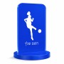 סטנד תמונה מעוצב בעיצוב אישי עם השם שלך בעיצוב שחקנית כדורגל - אישה גודל 6 × 10 ס"מ