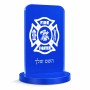 סטנד תמונה מעוצב בעיצוב אישי עם השם שלך בעיצוב כבאי - תגית גודל 6 × 10 ס"מ