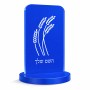 סטנד תמונה מעוצב בעיצוב אישי עם השם שלך בעיצוב חיטה גלית זהב גודל 6 × 10 ס"מ