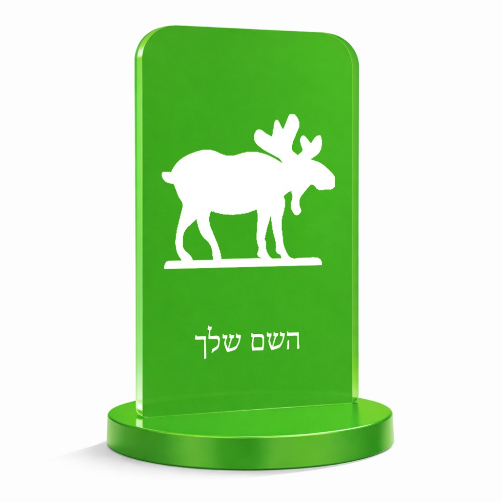 סטנד תמונה מעוצב בעיצוב אישי עם השם שלך בעיצוב דישון גודל 6 × 10 ס"מ
