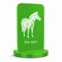 סטנד תמונה מעוצב בעיצוב אישי עם השם שלך בעיצוב זברה גודל 6 × 10 ס"מ
