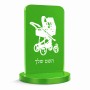 סטנד תמונה מעוצב בעיצוב אישי עם השם שלך בעיצוב עגלת תינוק גודל 6 × 10 ס"מ