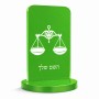סטנד תמונה מעוצב בעיצוב אישי עם השם שלך בעיצוב מזלות - מאזניים גודל 6 × 10 ס"מ