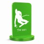 סטנד תמונה מעוצב בעיצוב אישי עם השם שלך בעיצוב סקי גודל 6 × 10 ס"מ
