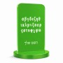 סטנד תמונה מעוצב בעיצוב אישי עם השם שלך בעיצוב האלפבית היווני גודל 6 × 10 ס"מ