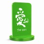 סטנד תמונה מעוצב בעיצוב אישי עם השם שלך בעיצוב אהבה באותיות יפניות גודל 6 × 10 ס"מ