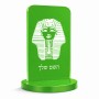 סטנד תמונה מעוצב בעיצוב אישי עם השם שלך בעיצוב פרעה - תות ענח' אמון מצרי גודל 6 × 10 ס"מ