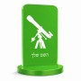 סטנד תמונה מעוצב בעיצוב אישי עם השם שלך בעיצוב טלסקופ גודל 6 × 10 ס"מ