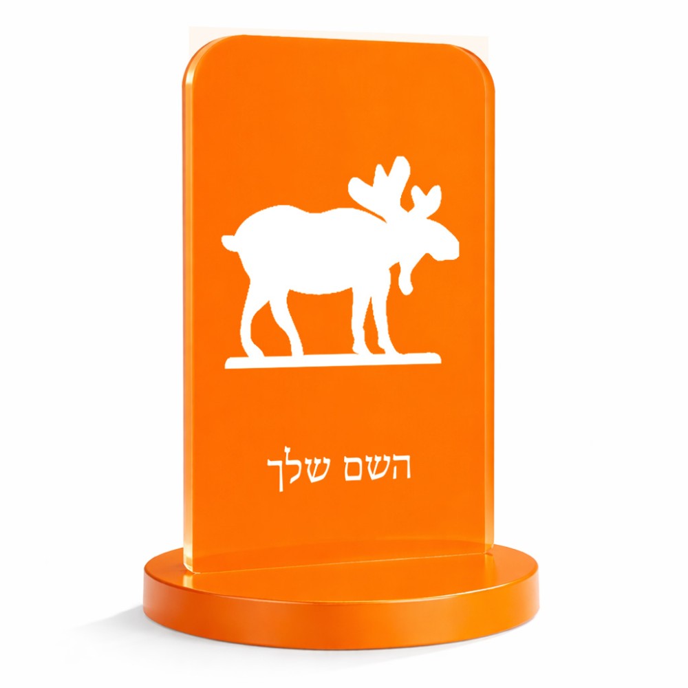 סטנד תמונה מעוצב בעיצוב אישי עם השם שלך בעיצוב דישון גודל 6 × 10 ס"מ